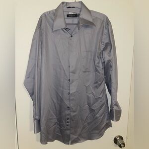 George Men's Silver/grey  Dress Shirt